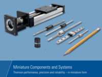 THOMSON MINIATURE LINEAR UNITS ARE ULTRA COMPACT AND LOW COST.